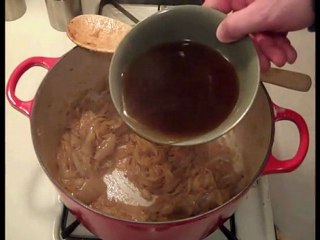 French Onion and Smoked Oyster Soup