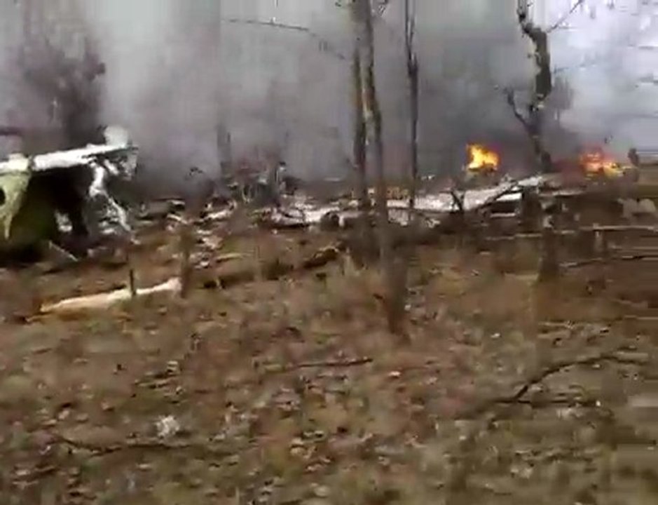 Miejsce katastrofy prezydenckiego Tu154