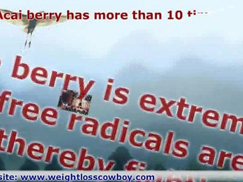 Acai Berry And Weight Reduction