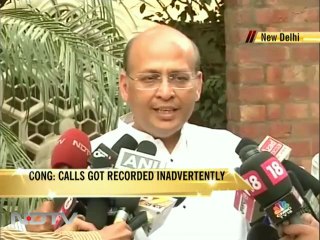 Calls got recorded inadvertently: AM Singhvi