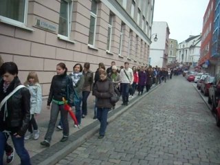 Przemarsz na plac Wolnosci