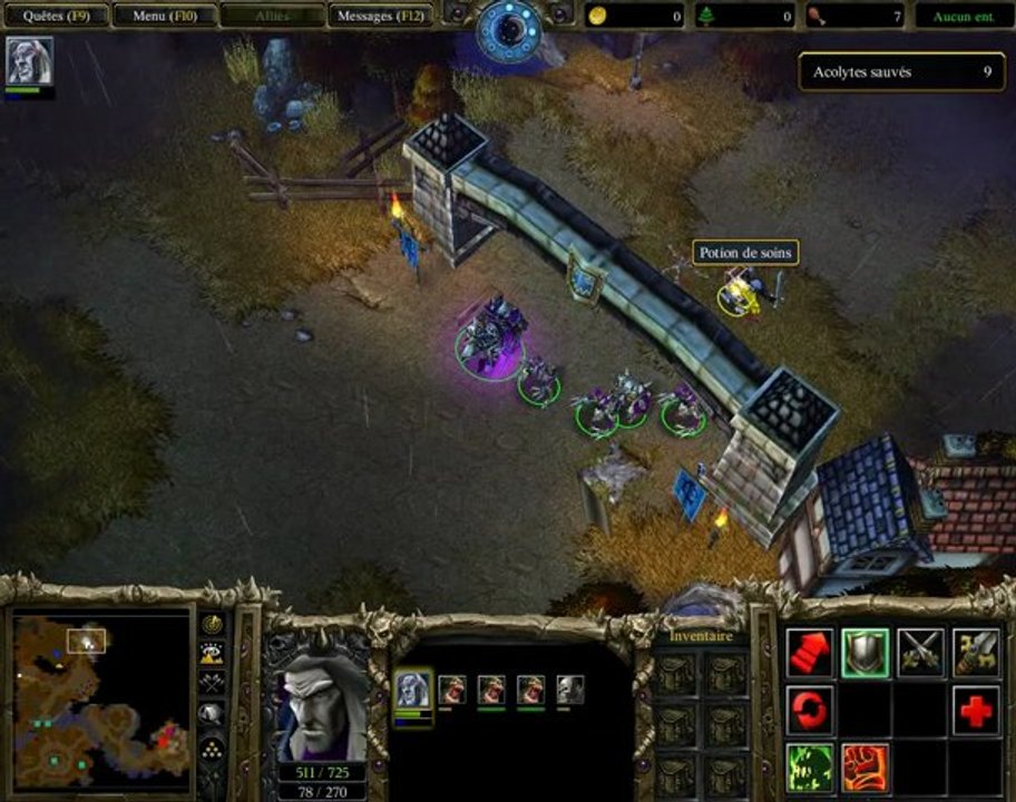 Warcraft III : R.O.C 11 chapitre 1 compagne mort vivant