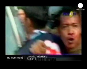 Violente manifestation près de Jakarta