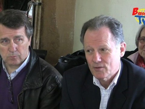 le président d' Emmaüs France en visite à Servas