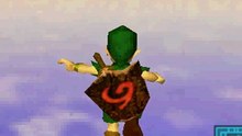 Zelda OOT-Link est dans les airs