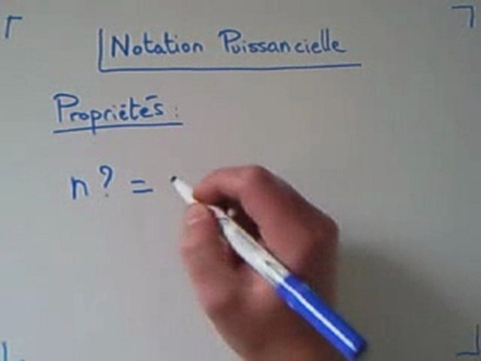 [Maths] La Notation Puissancielle "n?''