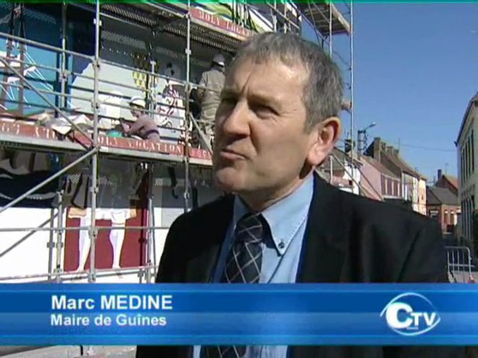 Une fresque pour feter les 490 ans du camp du drap d'or