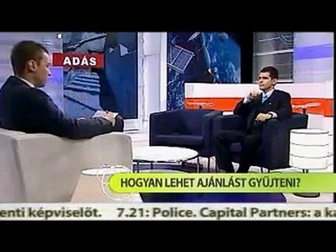 Novák Előd - 2010. február 26, Duna TV - Hattól-nyolcig