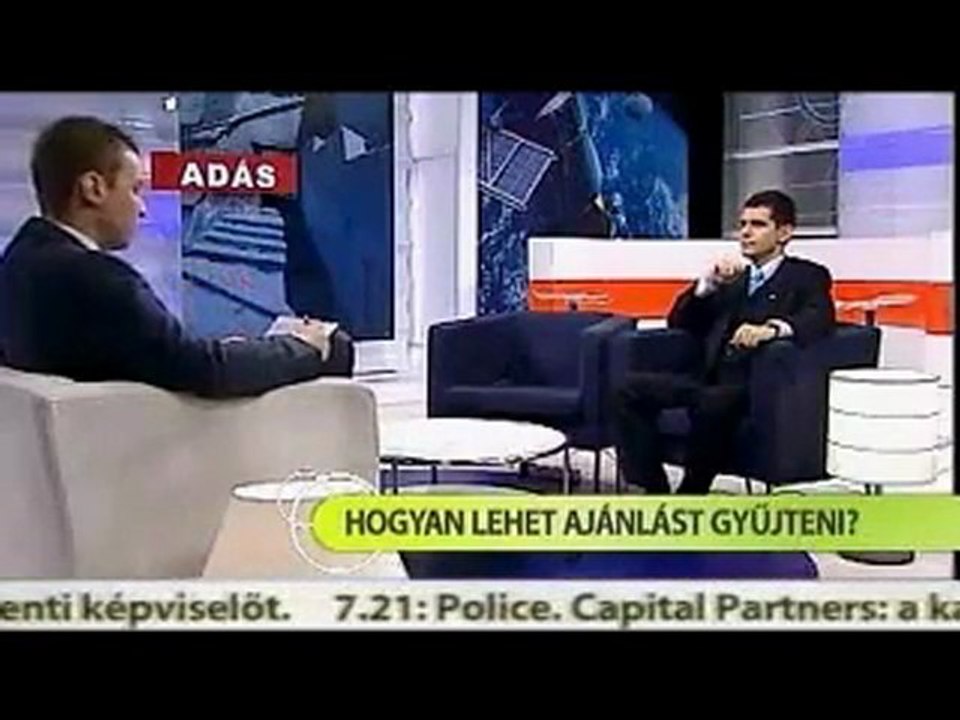 Novák Előd - 2010. február 26, Duna TV - Hattól-nyolcig