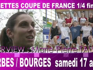 TGB CADETTES FRANCE 1/4 DE FINALE CONTRE BOURGES