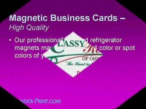 Business Card Magnets Have Stick-ability