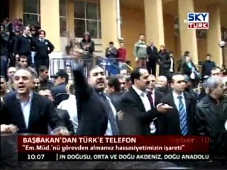 Başbakan'dan Türk'e Telefon
