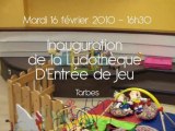 Inauguration Ludotheque