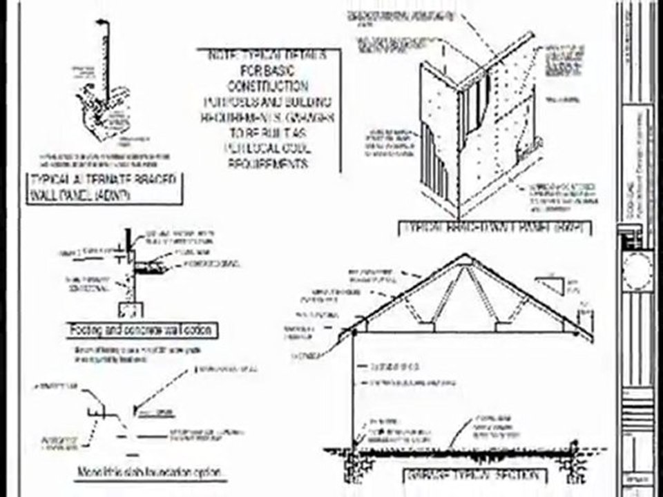 36x36-10' Sides Garage Plan Blueprint