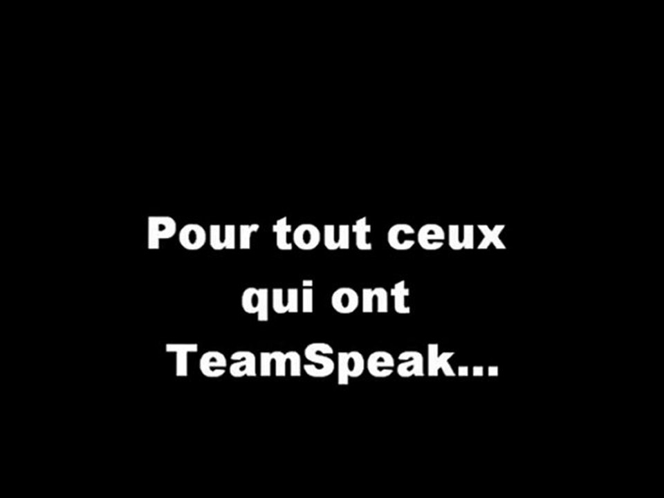 Présentation d'un canal de geek sur TeamSpeak