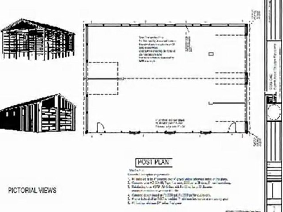 Custom 40 x 72 - 16' Garage Plan