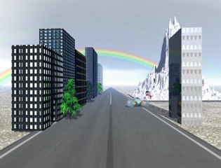 animation ville + vaisseau 2