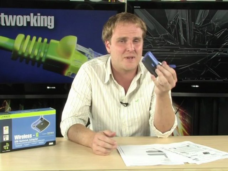 Linksys WUSB54G USB 2.0 Wireless Network Adapter