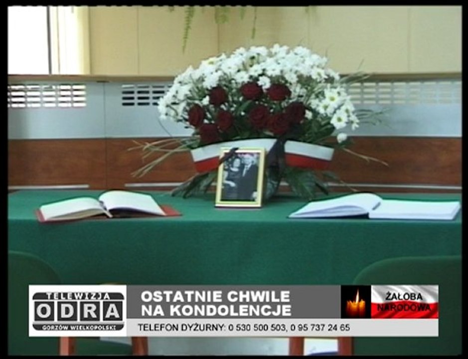 Ostatnie chwile na kondolencje