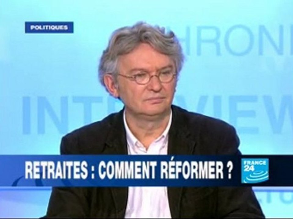 Dossier retraites: Jean-Claude Mailly sur France 24