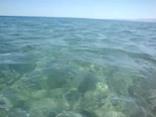 Dans l'eau à Barcares sous 35 degrès !