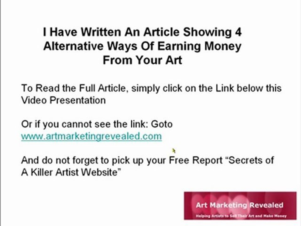 How to Sell Artwork On A Tight Budget