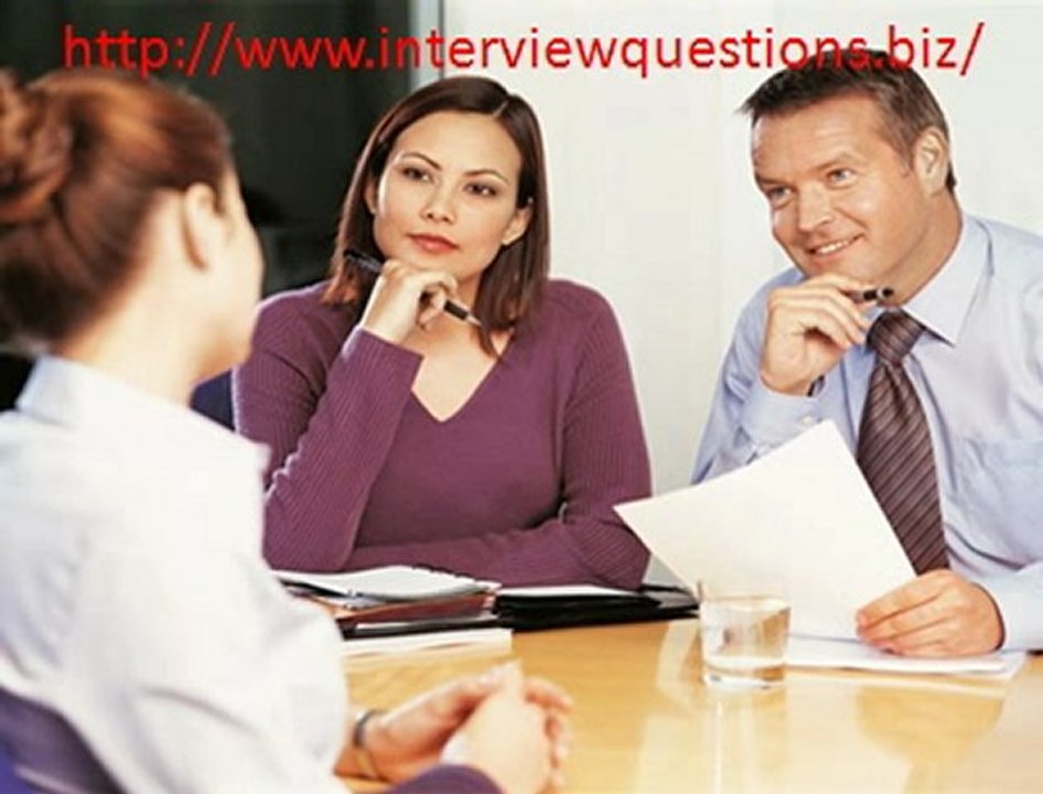 Interview Questions – Types of Interviews, Sample Questions
