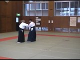 逆半身片手取、二教Aikido Katate tori 2 Kyo