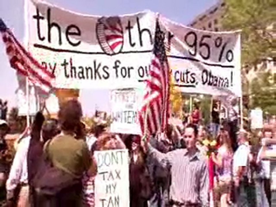 The Other 95% - Counter Tea Party Rally in DC 04-15-10