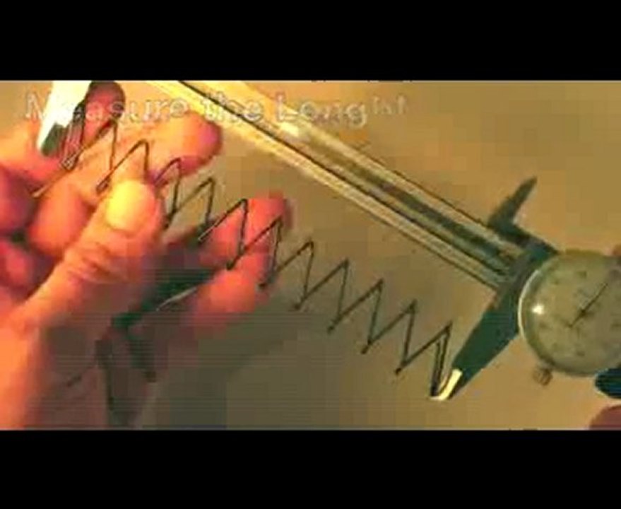 Measure A Magazine Spring With Calipers