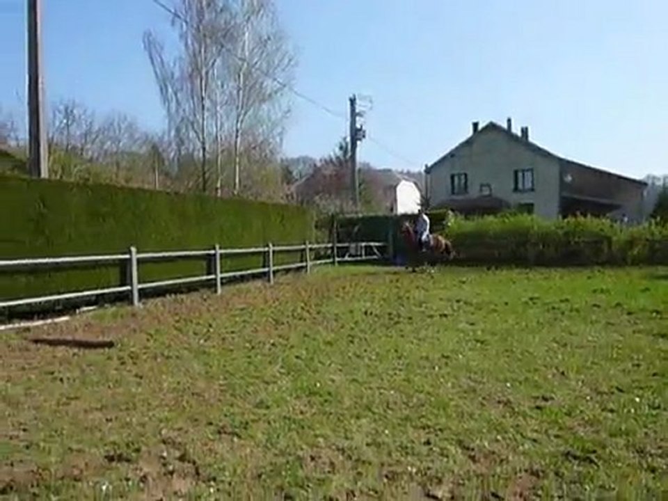 Séance de obstacle avec Quero