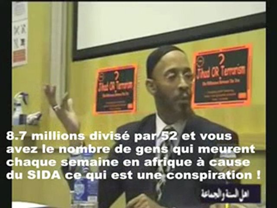 Sheikh Khaled Yasin   Le Sida est une conspiration des USA