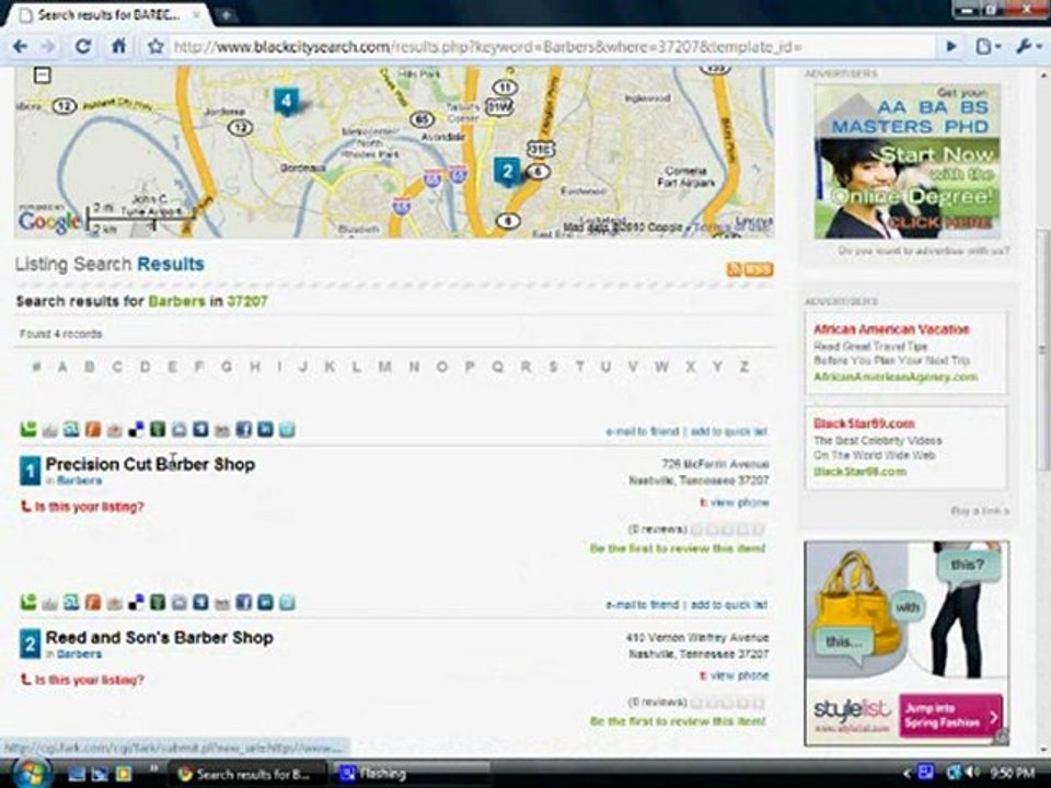 BlackCitySearch Directory Information