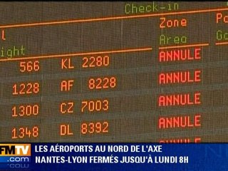 Prolongement de la fermeture des aéroports