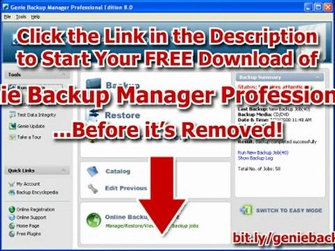 Genie Backup Manager Pro 8.0!?
