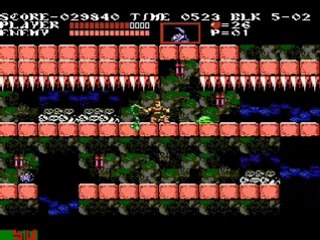 Castlevania III stage 4 "le fils de  Dracula: Alucard"