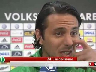 Pizarro, Dzeko and Frings after  Wolfsburg:Bremen