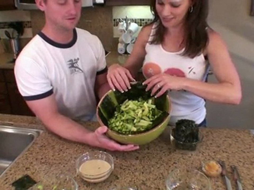 Jon ham, fitness on the run, nori, edamame, salad, ...