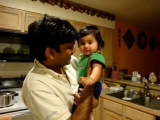 Adhrith doesn't like Daddy's song