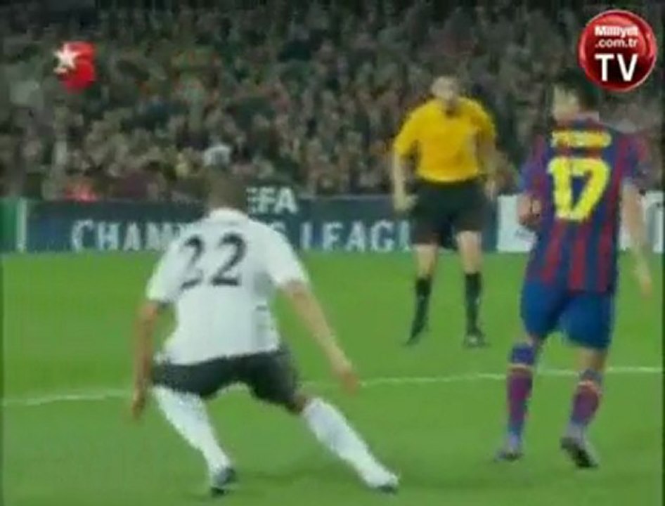 messi 4 arsenal 1