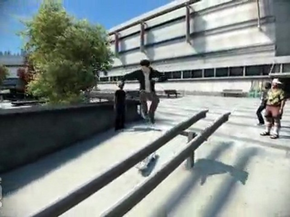 EA Skate 3 Running Hippy Jump 360