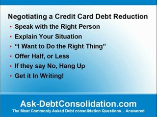 Can I Negotiate Credit Card Debt Reduction?