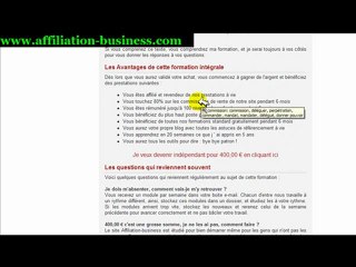 Formation marketing de réseau - affiliati