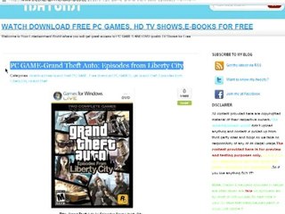 How to get GTA Episodes from Liberty City PC game FREE, FULL