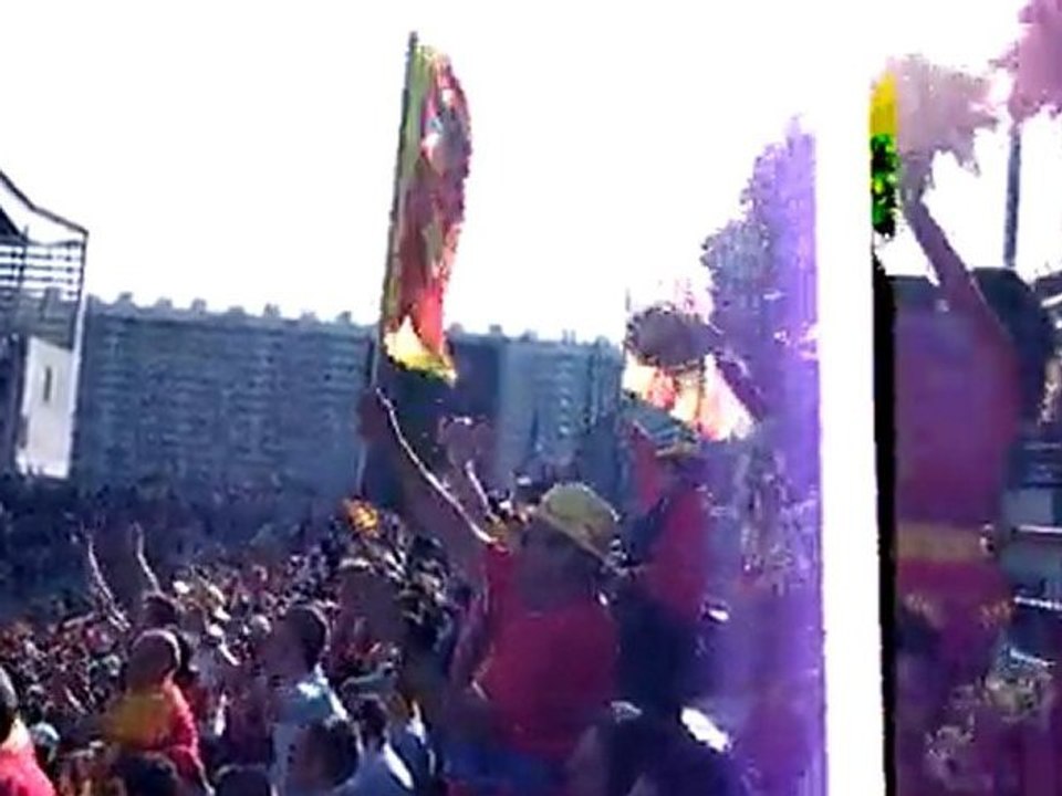 les flammes  USAP vs toulon 2010