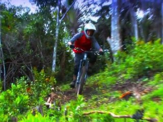 VTT Downhill à Kestrel Valley, Mauritius.