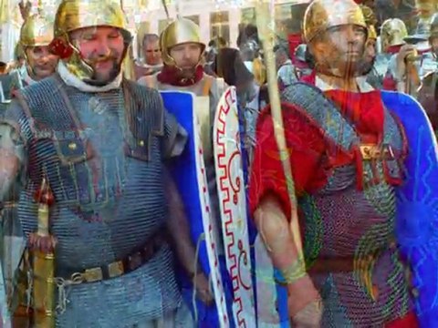 Les romains envahissent les arènes de Nimes