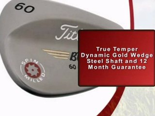Titleist Spin Milled Black Nickel Vokey Wedge