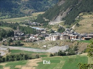Termignon depuis la grotte des Balmes