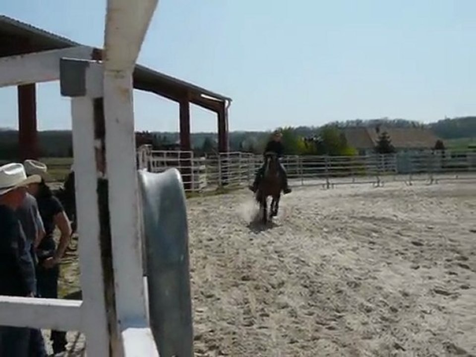 Poupou à son premier concours